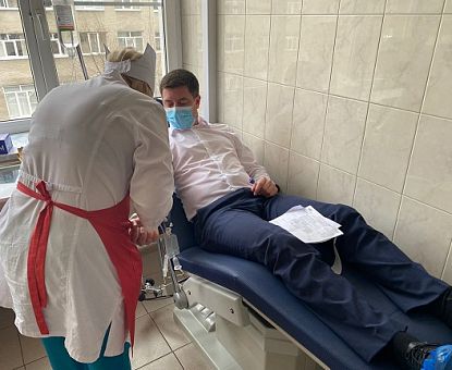 Сотрудники ОЭЗ «Липецк» присоединились к акции по сдаче донорской крови